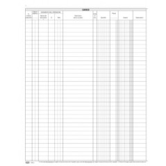 Registro Merce Conto Deposito 49pg 31x24,5 Cm